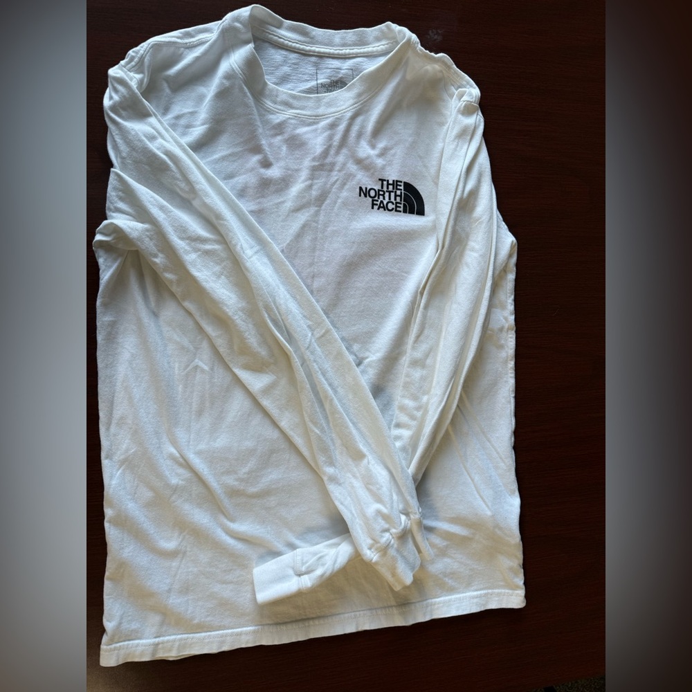 The North Face White Crewneck Logo Tee
